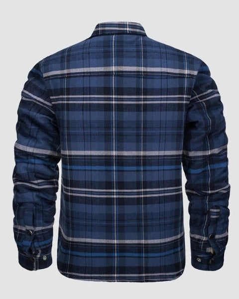 Sobrecamisa acolchada de franela