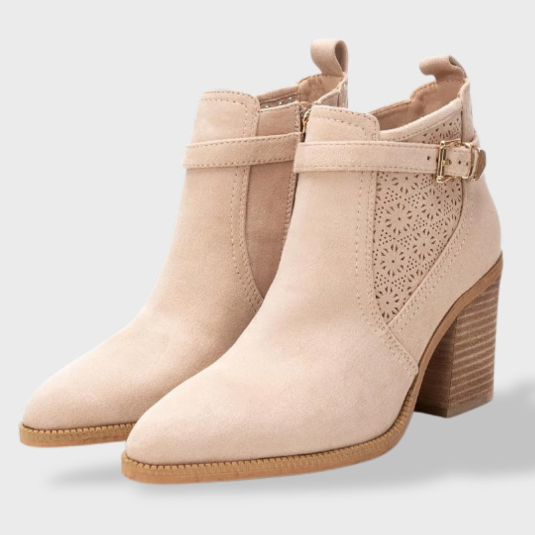 Valeria™ | Botas de tacón cómodas y versátiles para mujer