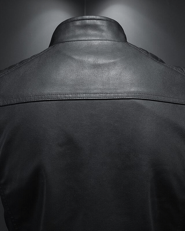 Chaqueta Biker de Piel Sintética