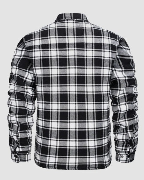 Sobrecamisa acolchada de franela