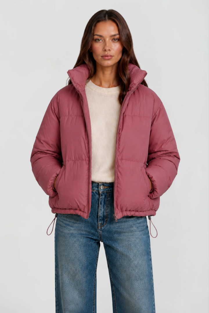 Chaqueta Acolchada Corta para Mujer