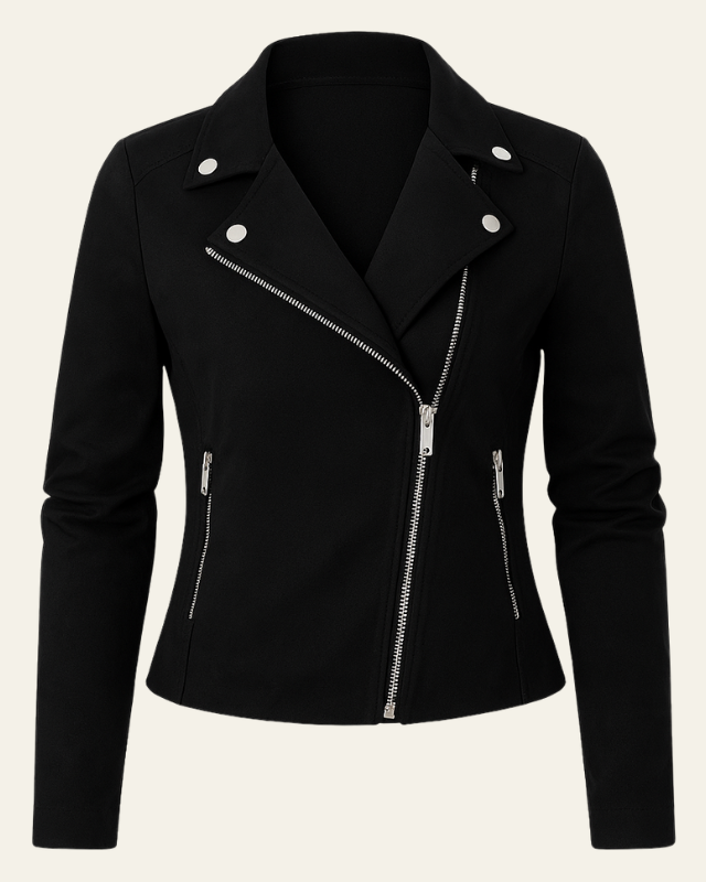 Chaqueta estructurada de corte biker