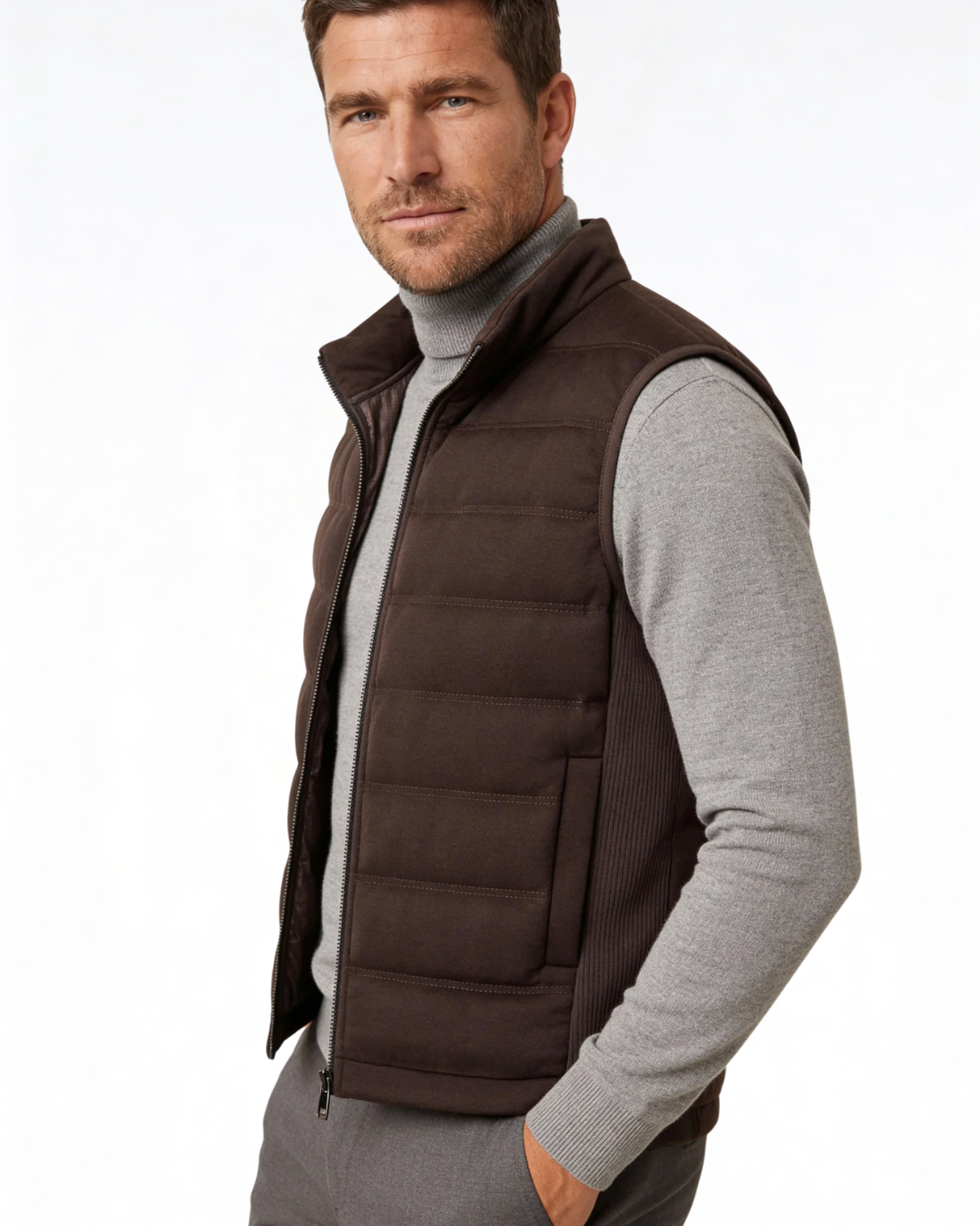 Chaleco acolchado ligero para hombre