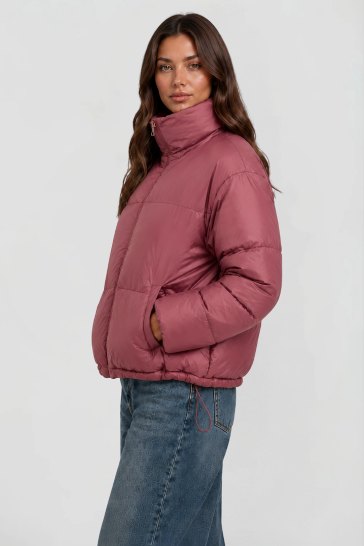Chaqueta Acolchada Corta para Mujer