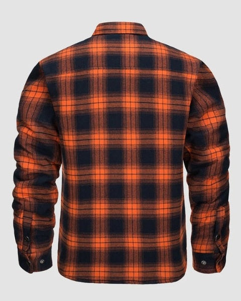 Sobrecamisa acolchada de franela