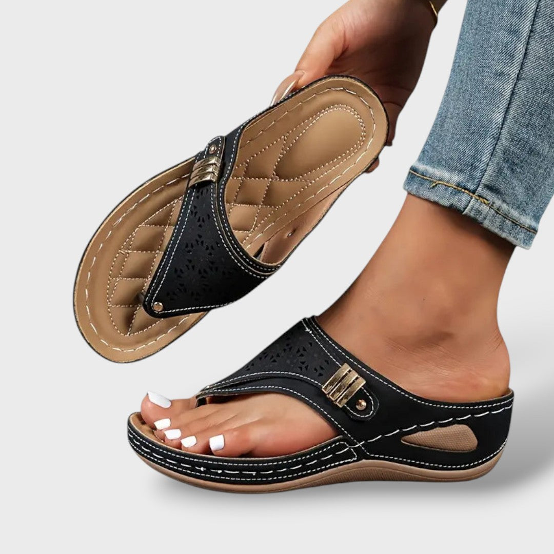 Sandalias Ortopédicas Cuña Clip Toe