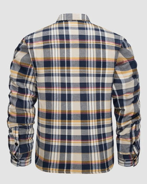 Sobrecamisa acolchada de franela