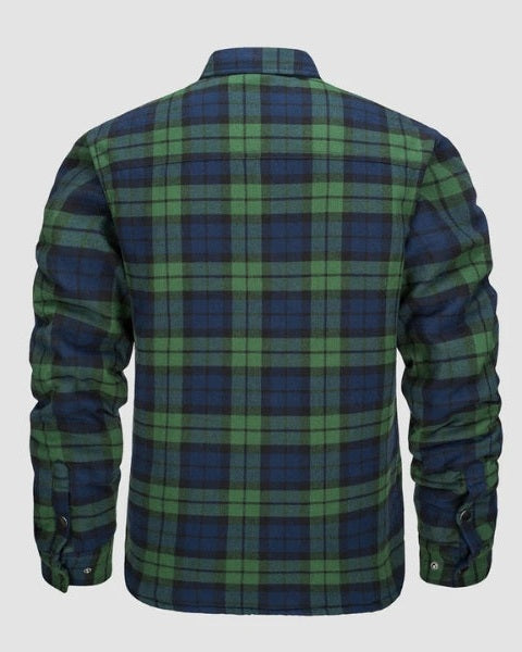 Sobrecamisa acolchada de franela