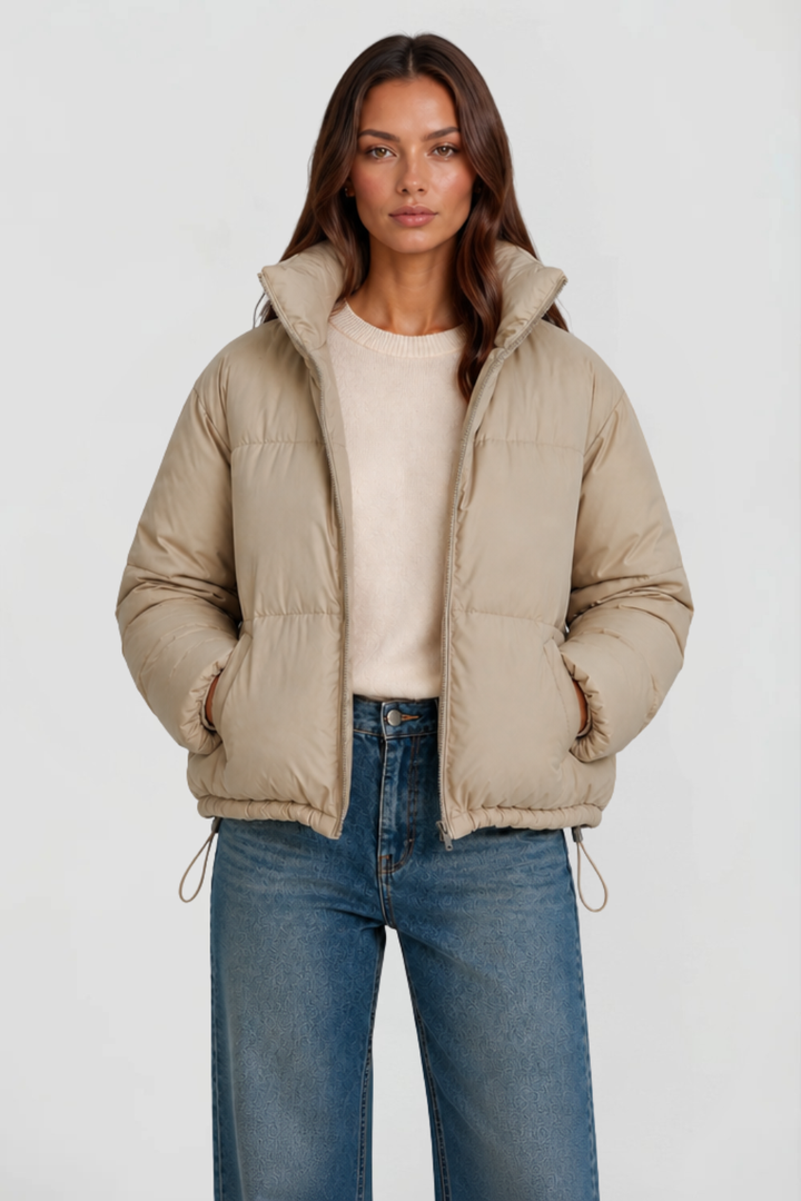 Chaqueta Acolchada Corta para Mujer