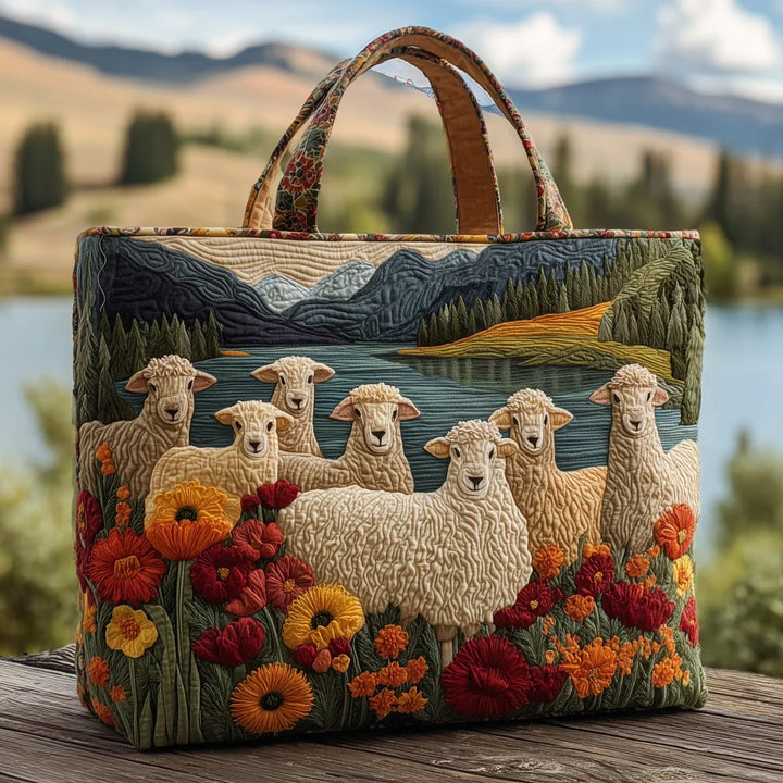 ESTHER | BOLSO ARTESANAL DE OVEJA EN EL LAGO