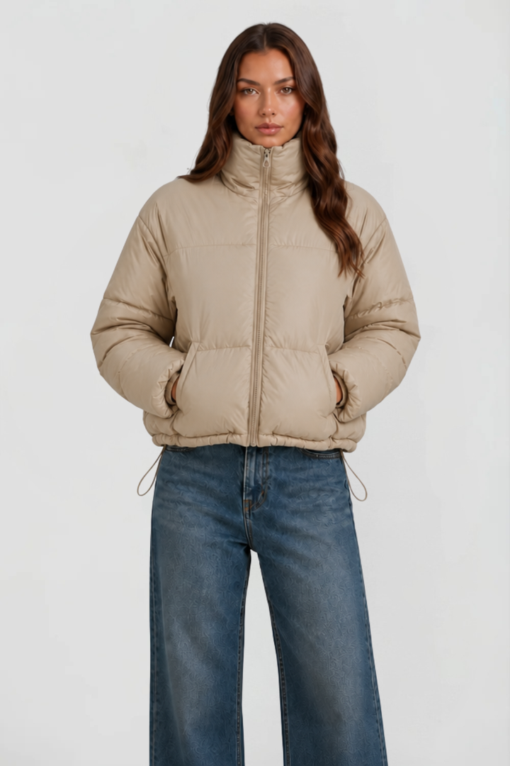 Chaqueta Acolchada Corta para Mujer