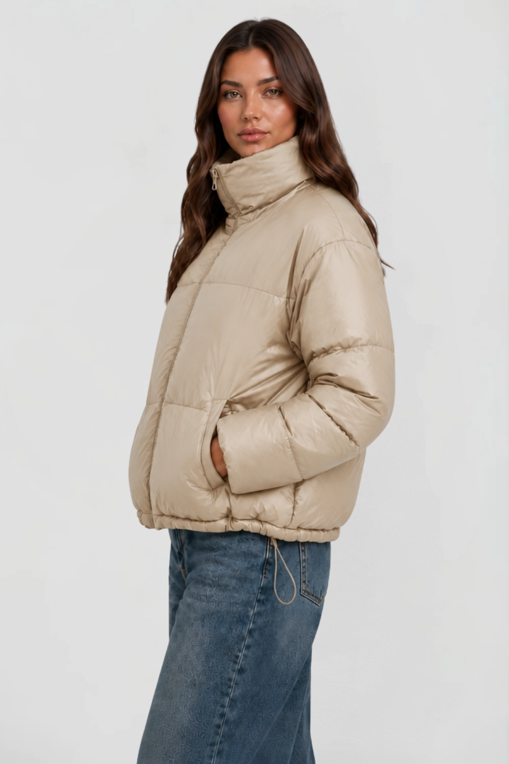 Chaqueta Acolchada Corta para Mujer