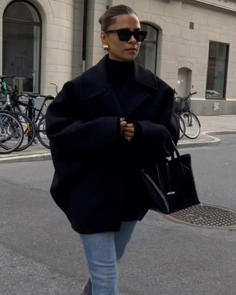 Abrigo de Lana Mujer Corte Elegante
