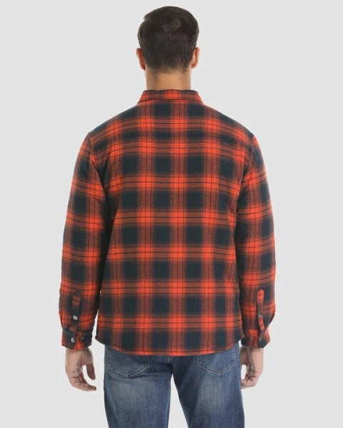 Sobrecamisa acolchada de franela