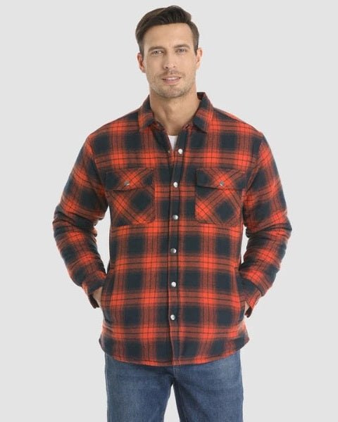 Sobrecamisa acolchada de franela