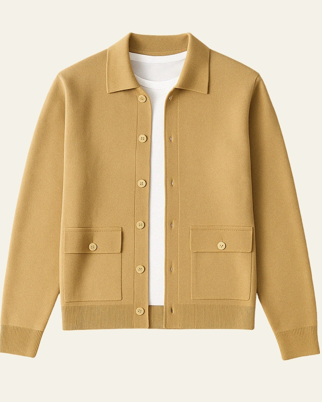 Chaqueta de Cashmere Corte Slim