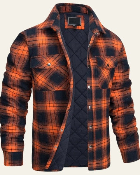 Sobrecamisa acolchada de franela