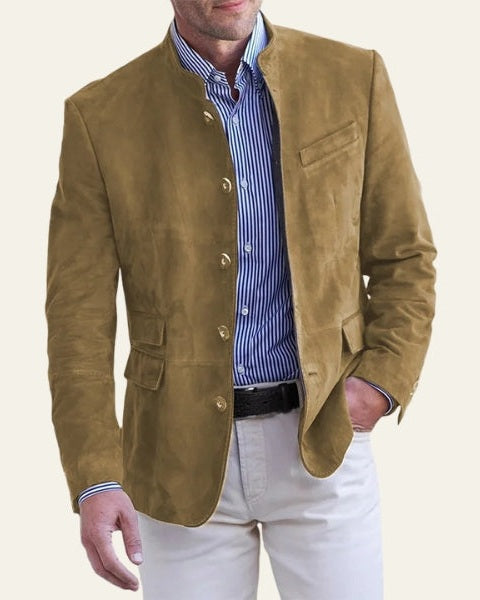 Chaqueta masculina de similpiel vegana