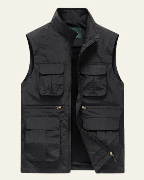 Chaleco ligero multibolsillos para hombre
