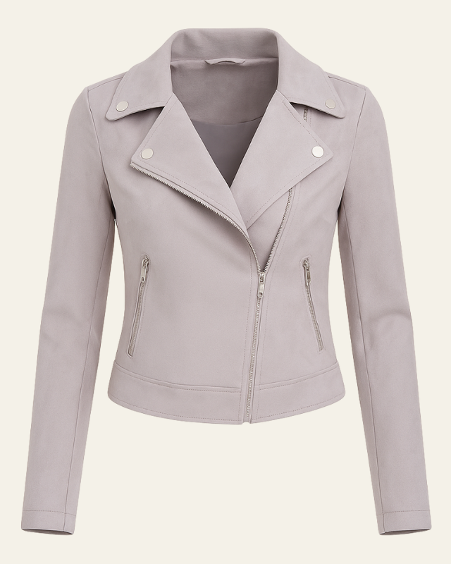 Chaqueta estructurada de corte biker
