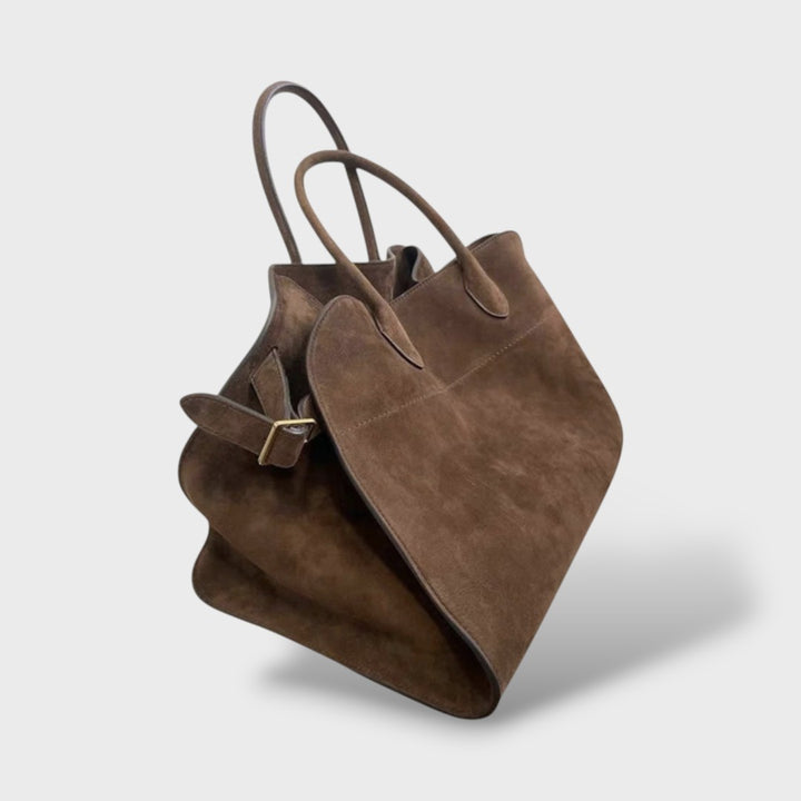 Bolso Tote Mujer Cuero Ante