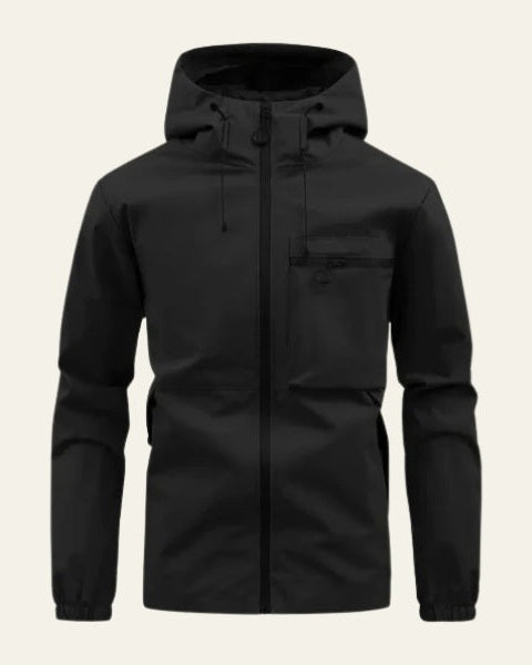 Chaqueta técnica con capucha masculina