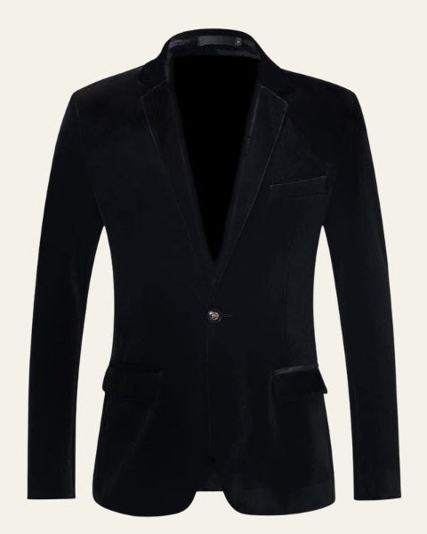 Blazer de terciopelo para hombre
