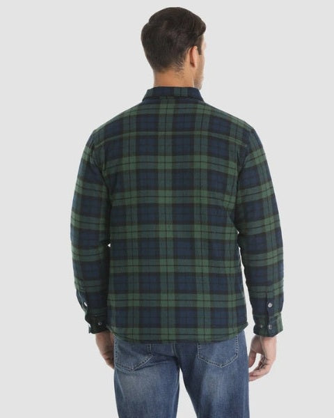 Sobrecamisa acolchada de franela