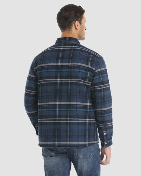 Sobrecamisa acolchada de franela