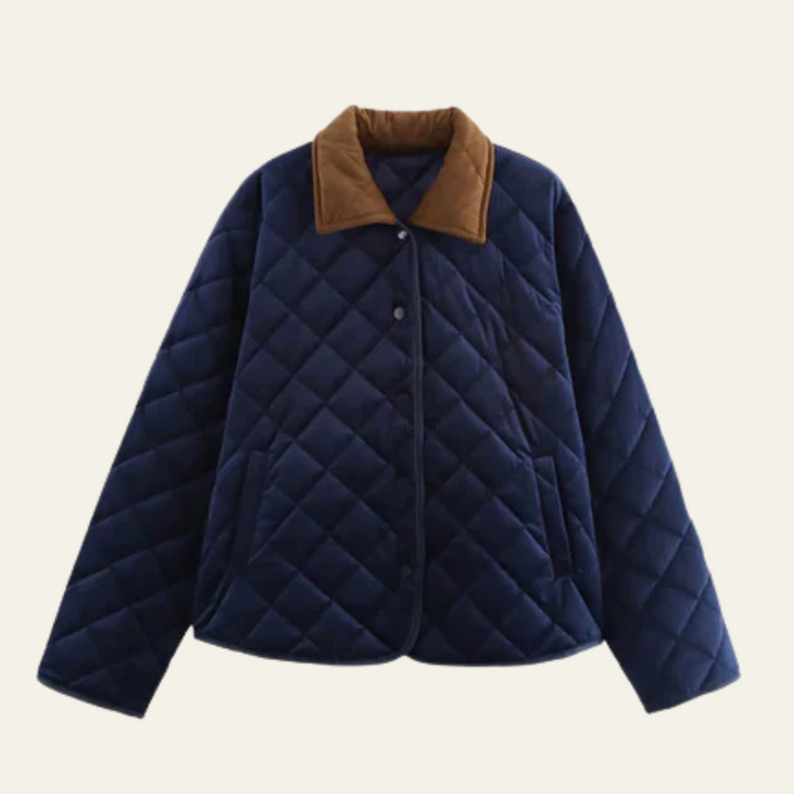 Chaqueta acolchada de algodón retro