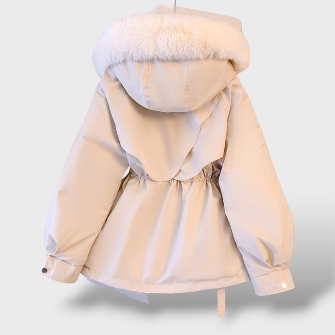 Parka de Invierno con Capucha para Mujer