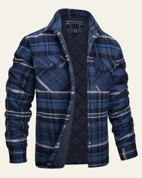 Sobrecamisa acolchada de franela