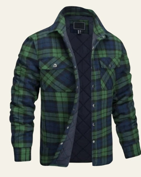 Chaqueta Camisa de Franela Forrada