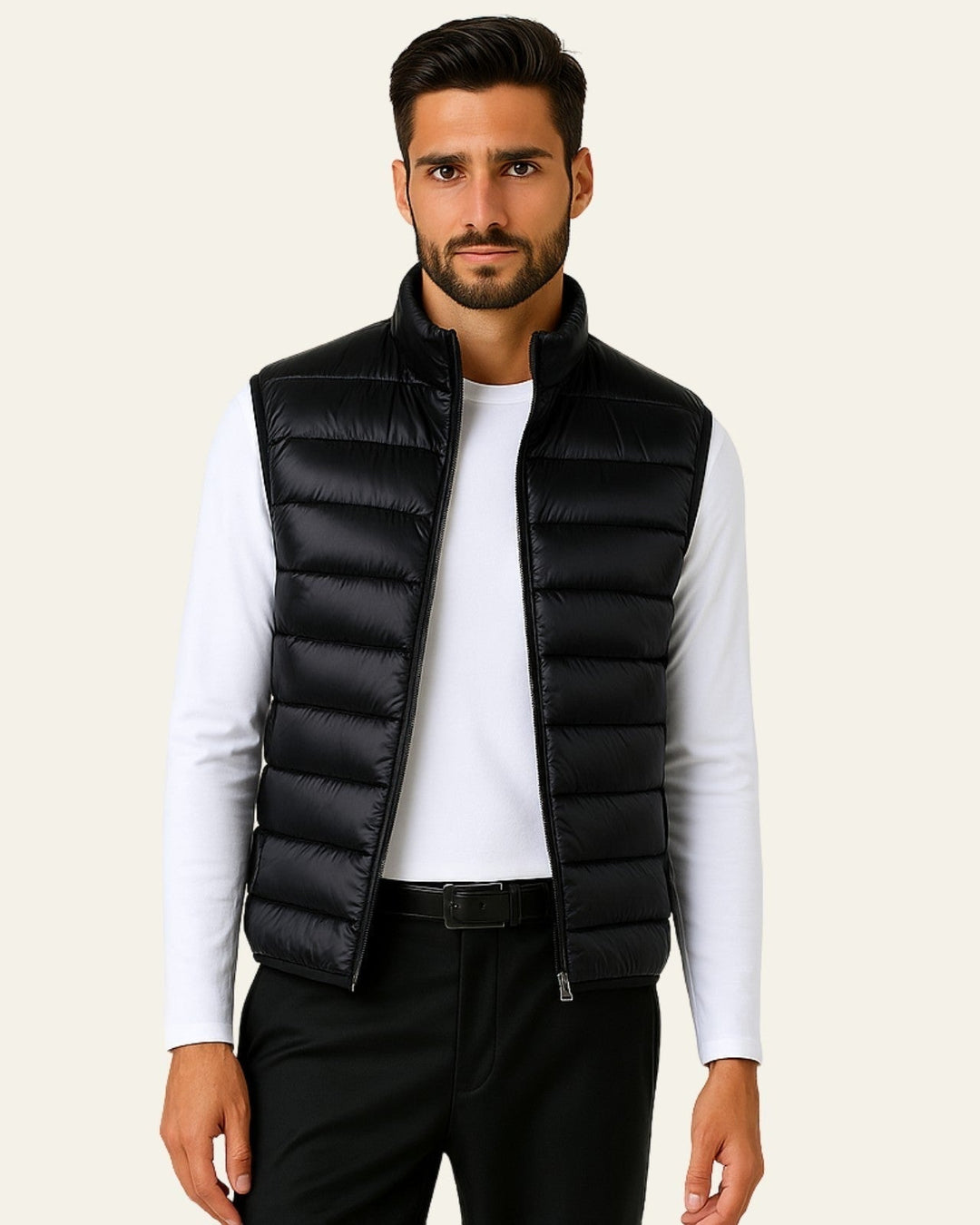 Chaleco masculino ligero de plumón