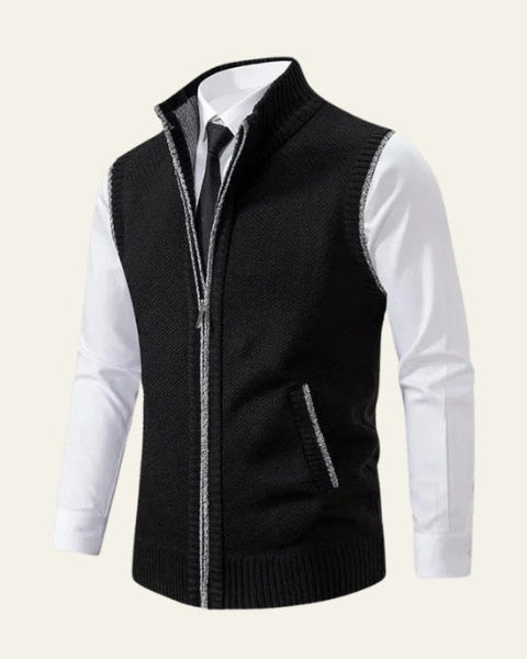 Chaleco de lana tejido elegante
