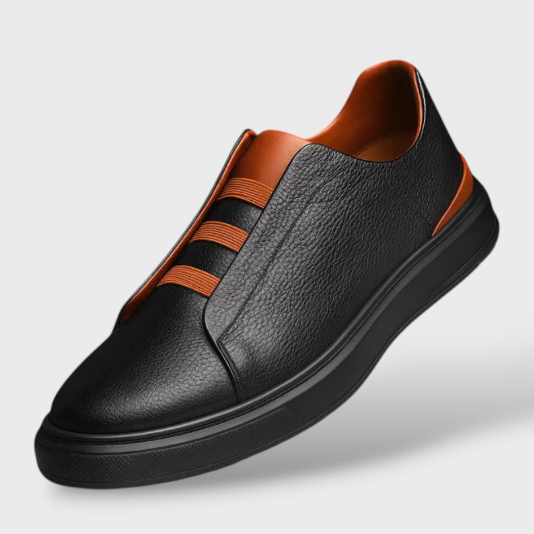 Zapatillas Piel Lisa Hombre
