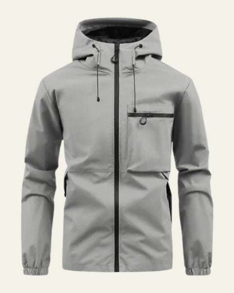 Chaqueta técnica con capucha masculina
