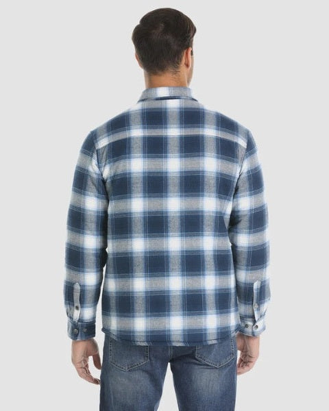 Sobrecamisa acolchada de franela