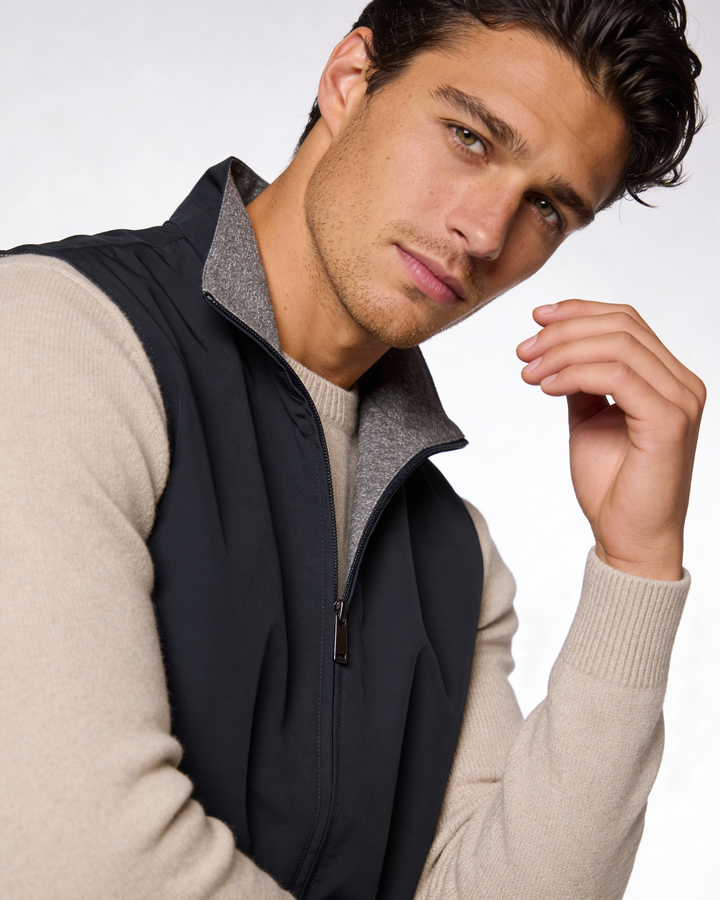 Chaleco ligero reversible para hombre