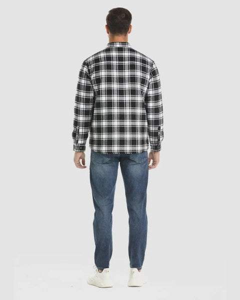 Sobrecamisa acolchada de franela