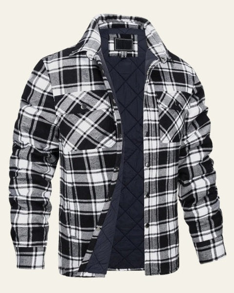 Sobrecamisa acolchada de franela