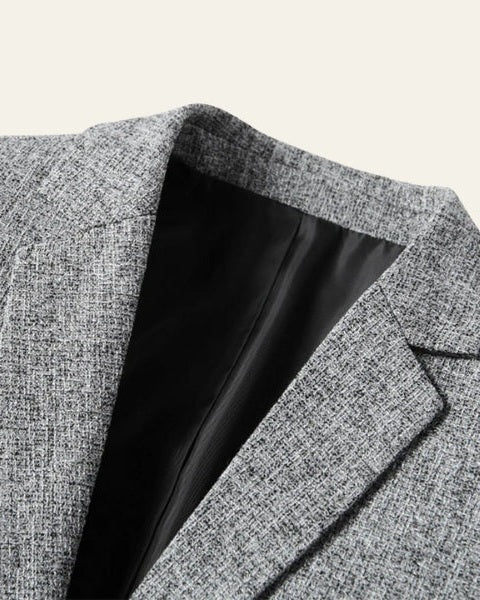 Blazer texturizado suave de hombre