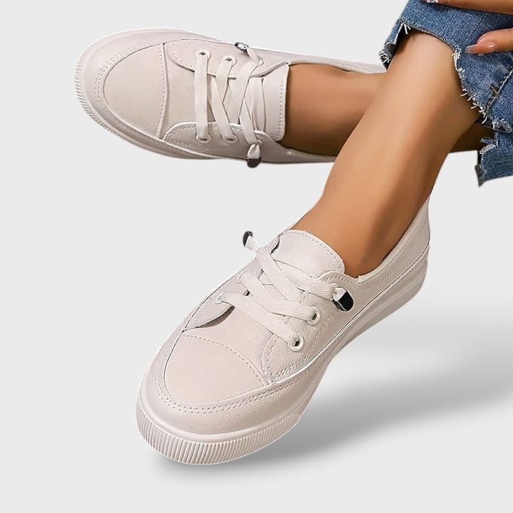 Zapatillas Blancas Confort Ortopédico
