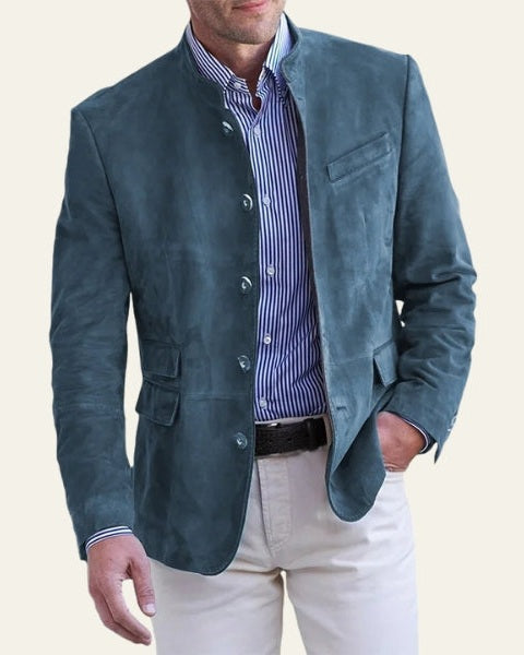 Chaqueta masculina de similpiel vegana