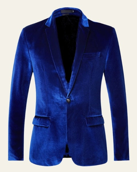 Blazer de terciopelo para hombre
