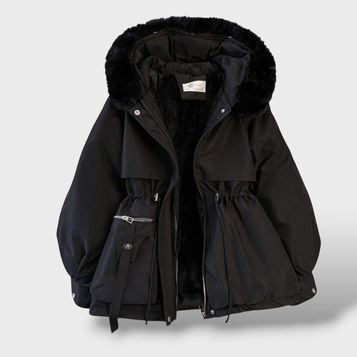 Parka de Invierno con Capucha para Mujer