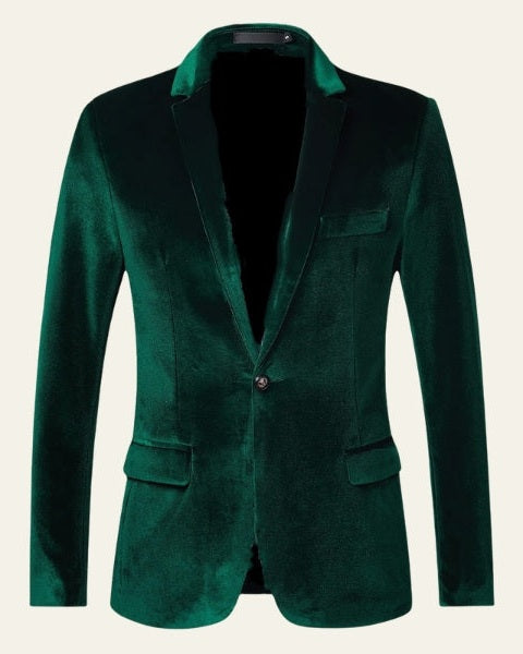 Blazer de terciopelo para hombre