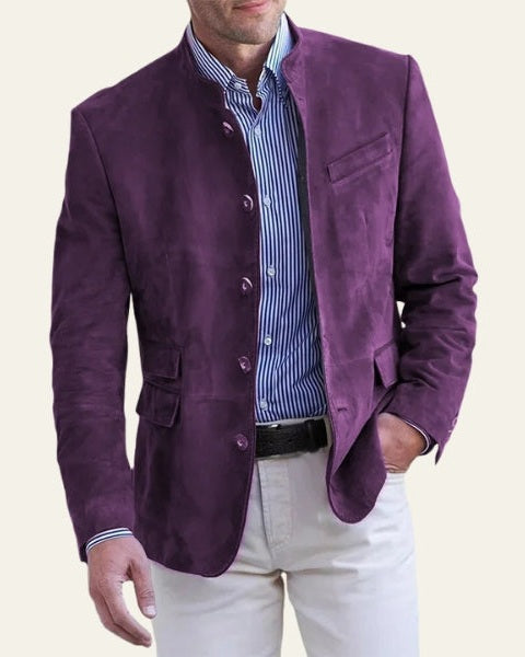 Chaqueta masculina de similpiel vegana