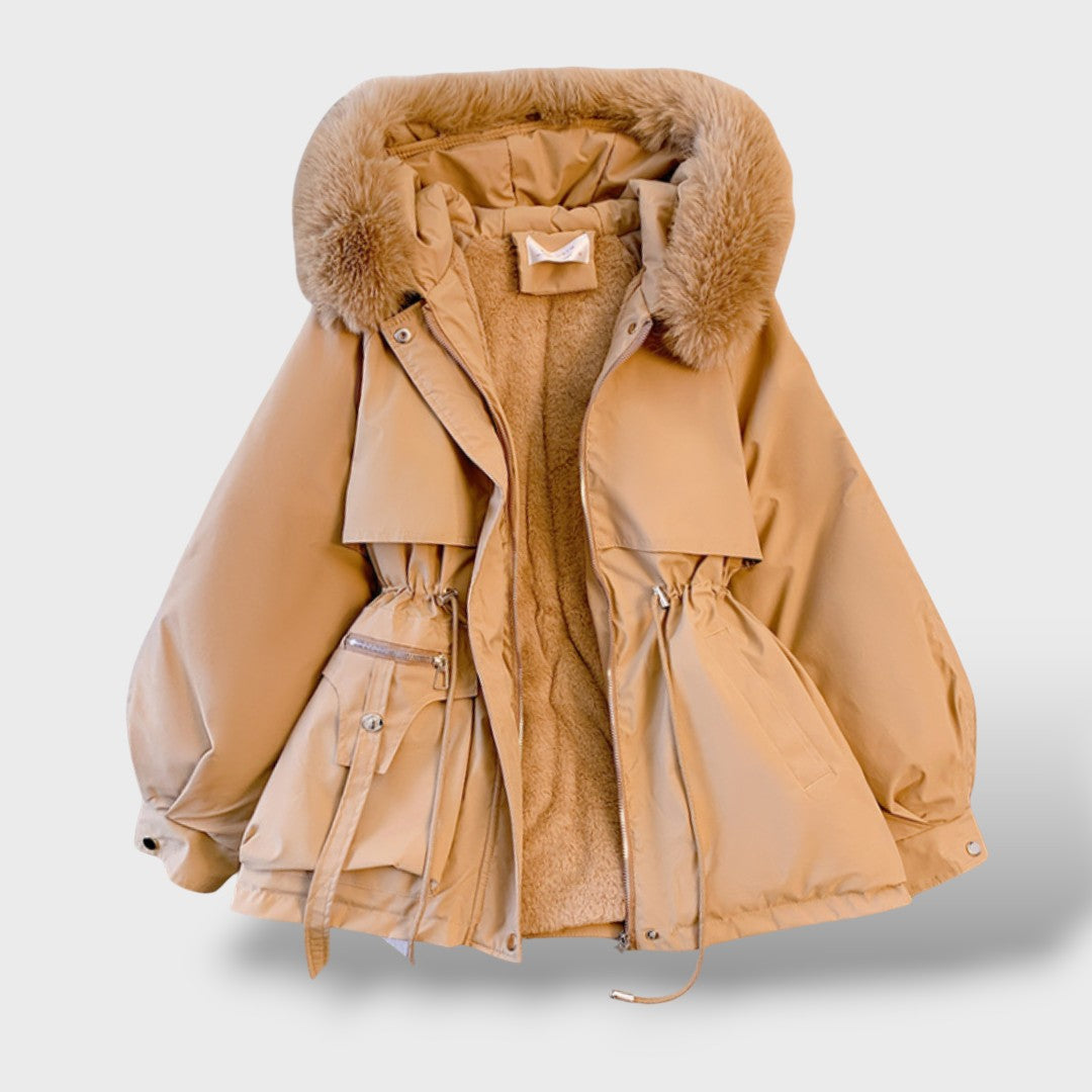 Parka de Invierno con Capucha para Mujer