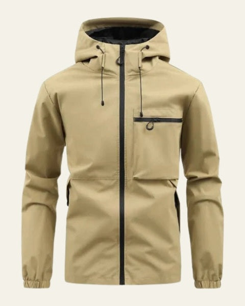 Chaqueta técnica con capucha masculina